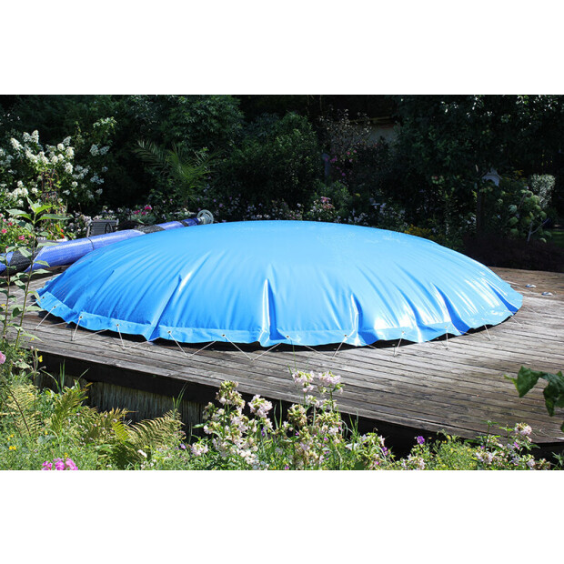 Aufblasbare Poolabdeckung OVAL für Achtformbecken, Winterabdeckung 540x350 cm